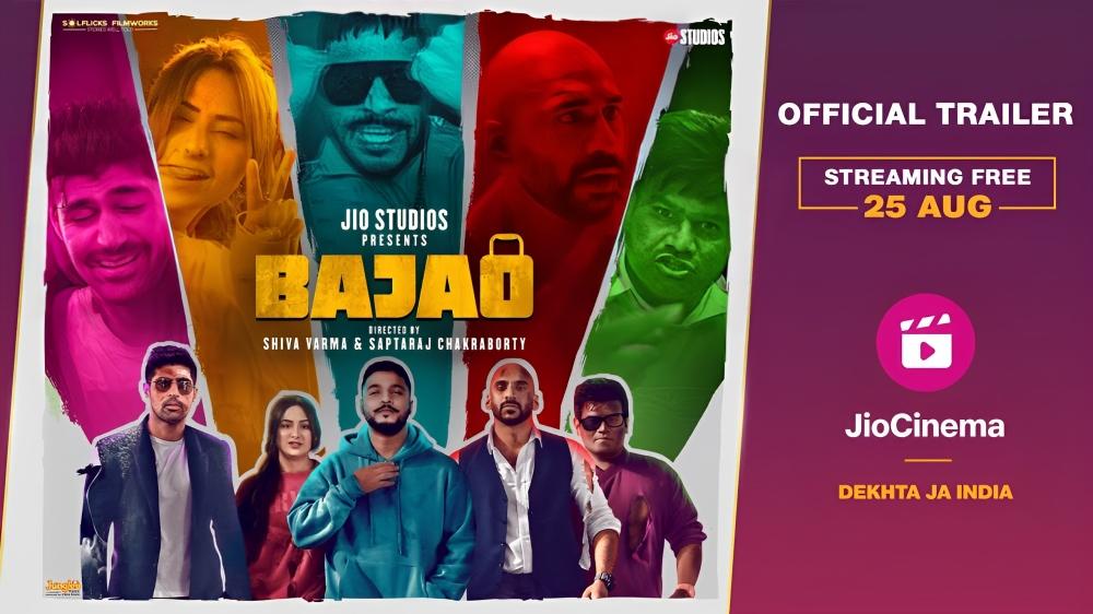 Their wild night of celebration takes a tumultuous turn when Babbar and a bag of cash disappear. Starring Tanuj Virwani, Sahil Vaid, Sahil Khattar, Mahira Sharma, and Raftaar in his acting debut, Bajao promises a rollercoaster ride through music, friendship, and unforeseen challenges.